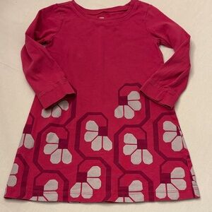 Tea Collection Fuchsia Long Sleeve Dress